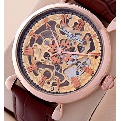 Patek Philippe Skeleton Rose Watch